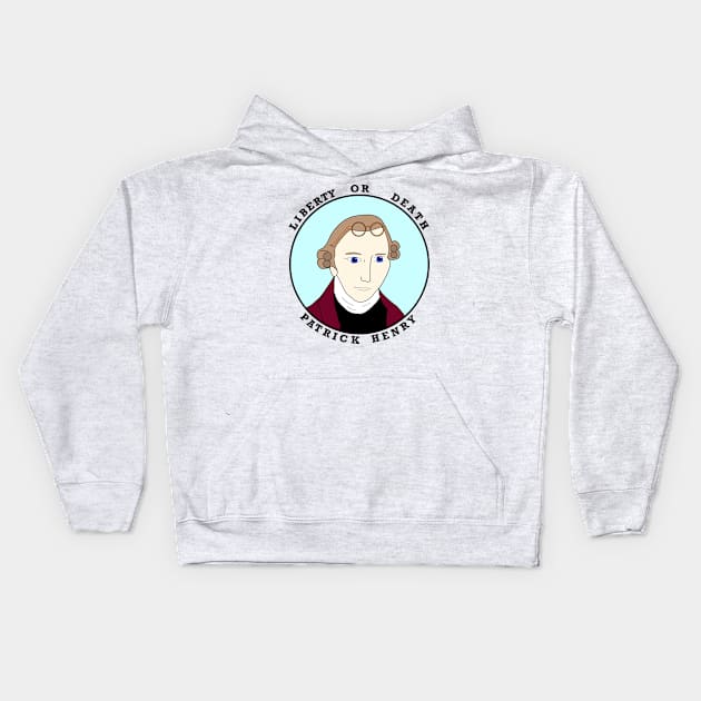 Patrick Henry Kids Hoodie by Aeriskate